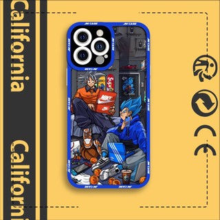 Ốp lưng iphone samsung xiaomi oppo cạnh vuông jmcase goku vegeta dragon ball