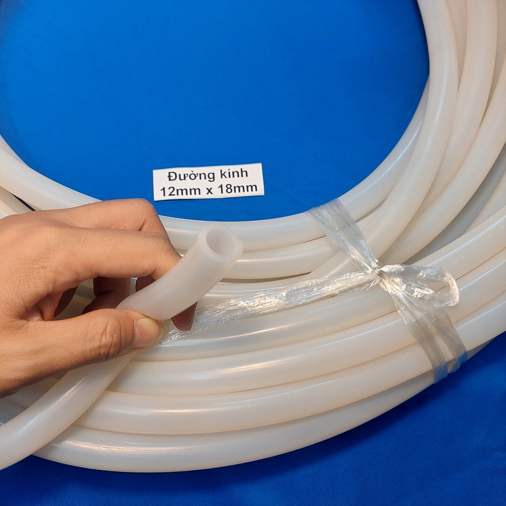 Ống dây tio cao su silicon (silicone) phi 1, 2, 3, 4, 5, 6, 7, 8, 9, 10, 12