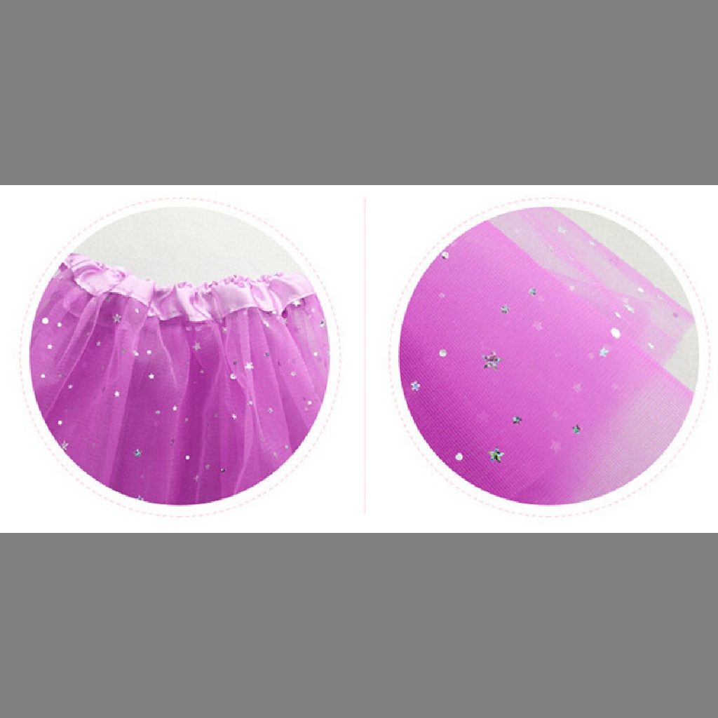 Chân Váy Xoè Tutu Phối Ren Lưới Cho Bé Gái