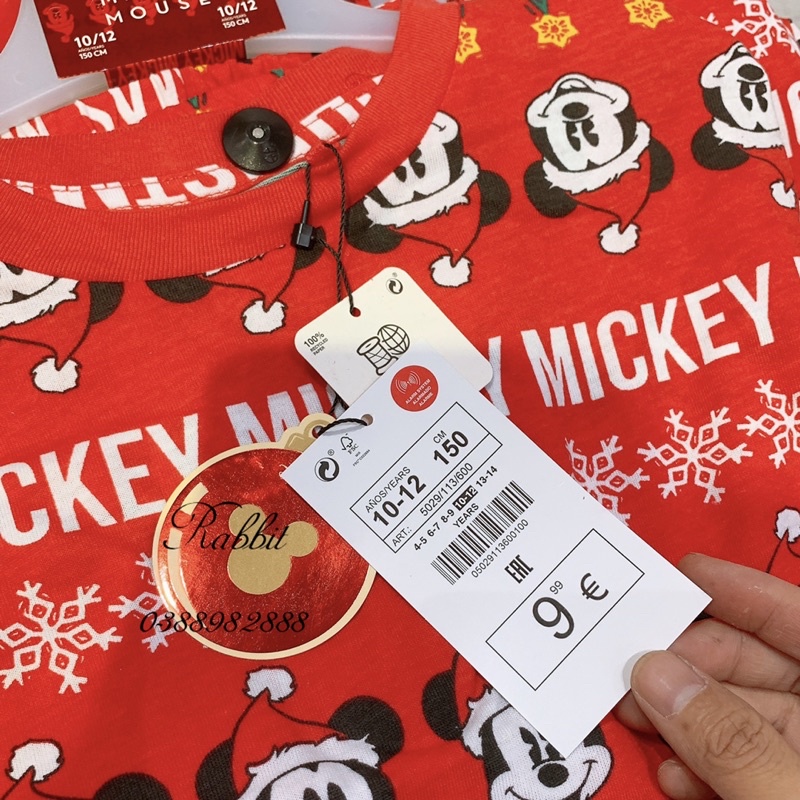 Bộ thun Minnie Christmas