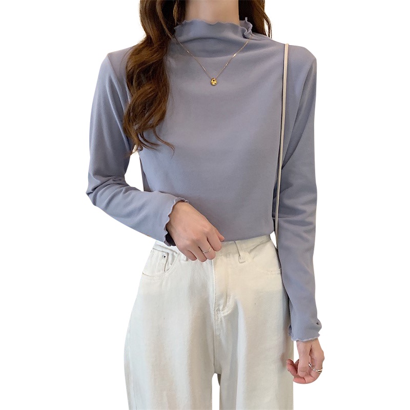 NRVP Áo Thun Nữ Dài Tay Phong Cách Hàn Quốc Mới 2023