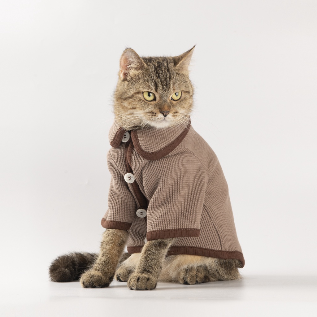 Áo Khoác Len Hàng Hiệu mùa đông cho thú cưng - SaboCoco - SB24