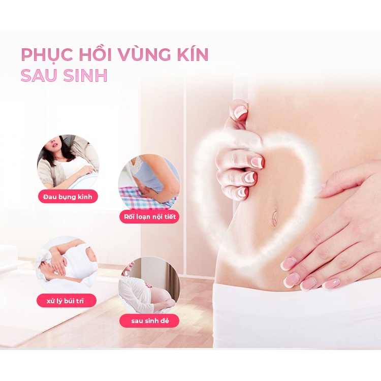 Ghế xông hơi vùng kín cho phụ nữ sau sinh, se khít âm đạo, làm hồng vùng kín, Bô xông hơi phụ khoa sản phụ