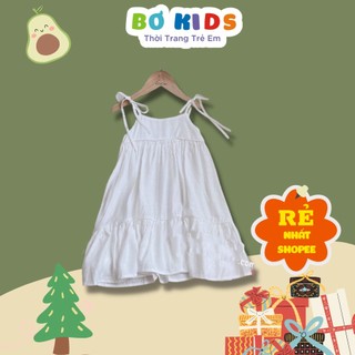 [XẢ KHO] Váy Maxi Đi Biển Cho Bé, Váy 2 Dây Vải Cotton Đũi Siêu Mềm Nhẹ VAY014
