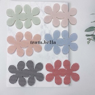 set 2 miếng dán tóc cố định caro hàn quốc