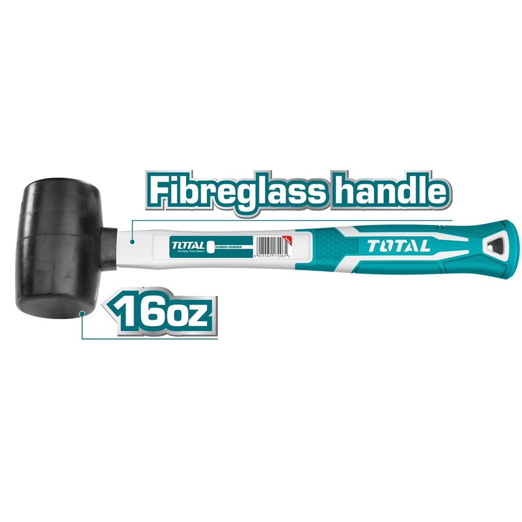 ĐỒ NGHỀ TOTAL Búa cao su 220g THT76816 / 450g THT761616