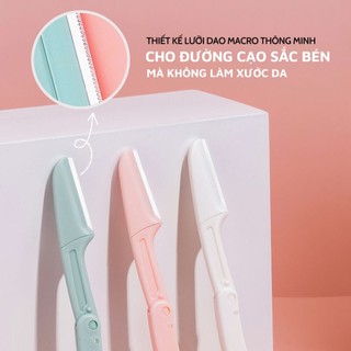 Set 3 dao cạo lông mày Habaria