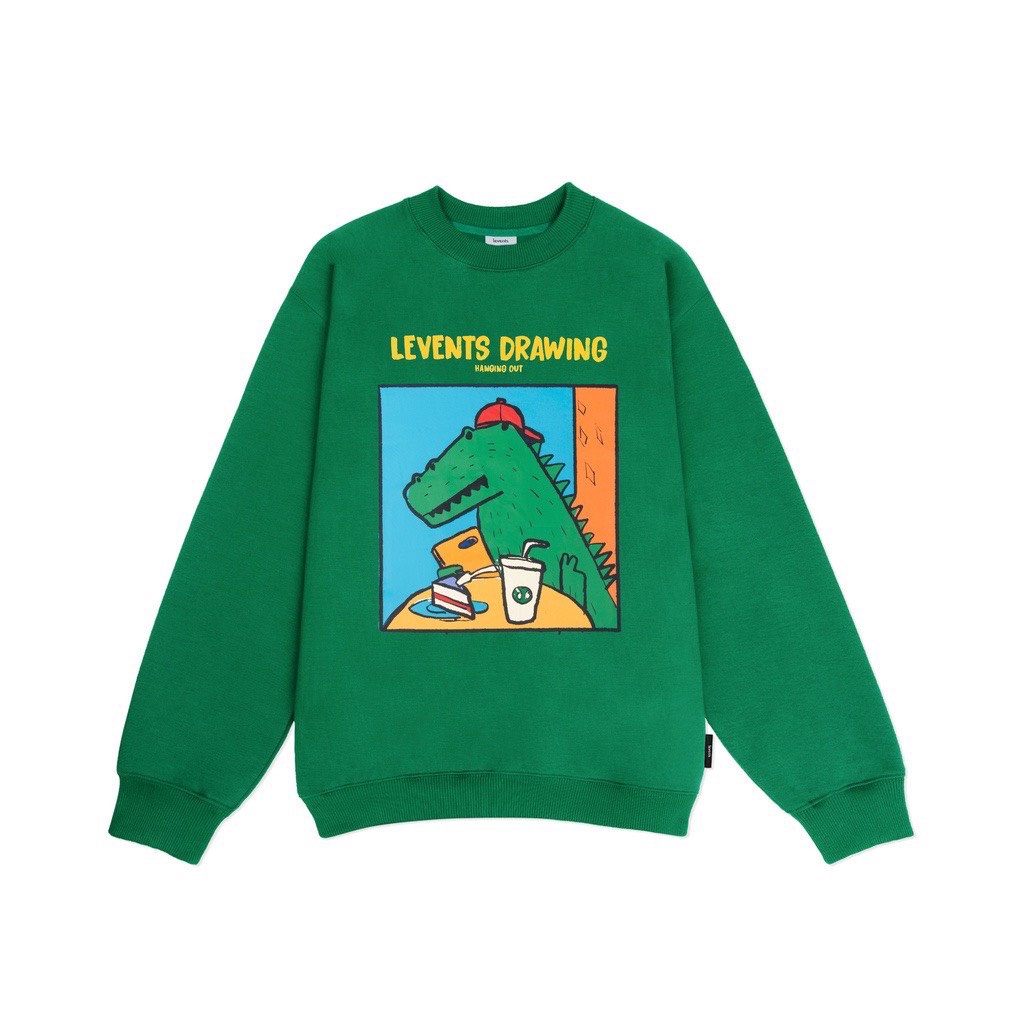 Áo Sweater Levents Funny Crocodile Cực Đẹp