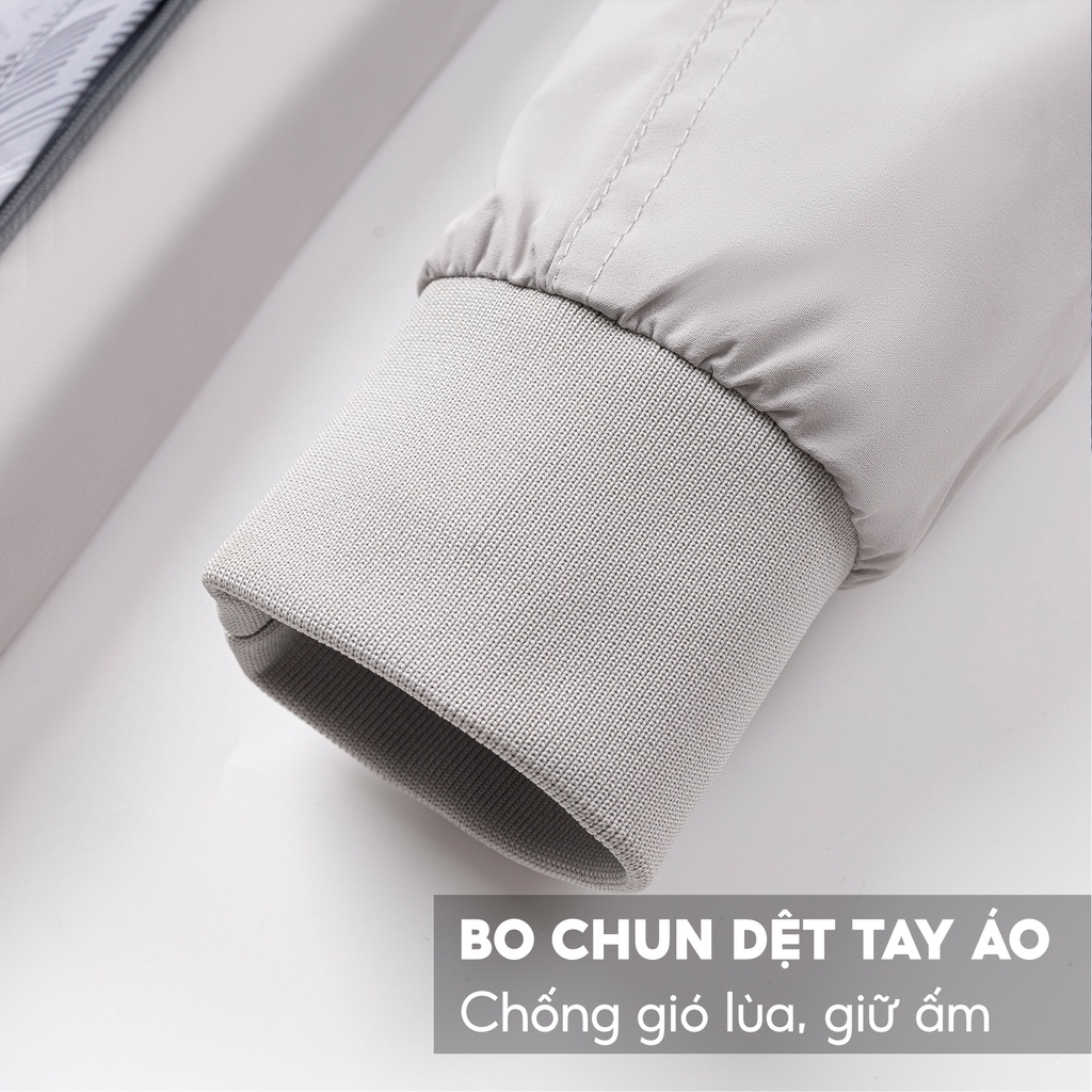 Áo Khoác Gió Nam 5S,Cản Gió,Chống Bám Bụi,In Họa Tiết Mặt Trước Phong Cách (AKG22008)