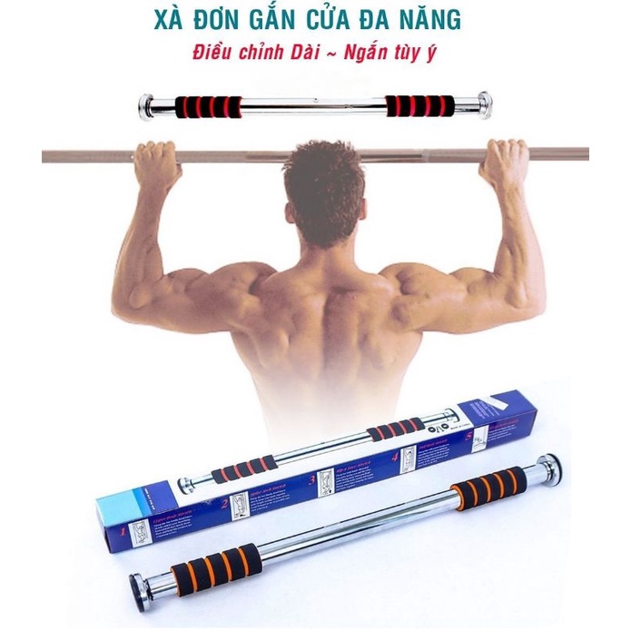 Đai treo xà kéo giãn cột sống + xà ngang