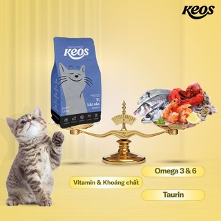 Thức Ăn Hạt Cho Mèo Keos 350g