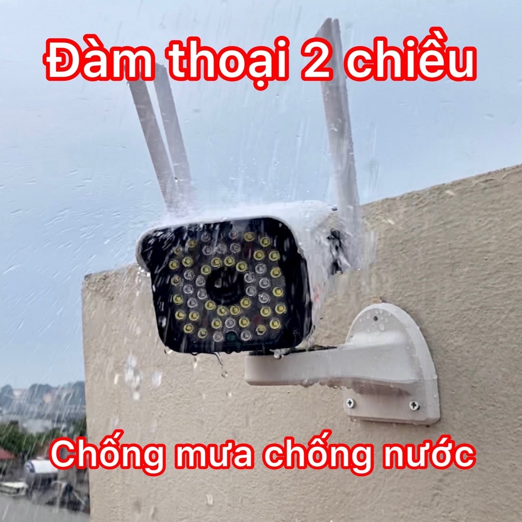 CAMERA NGOÀI TRỜI 1080P. 6LED CÓ MÀU BAN ĐÊM.
