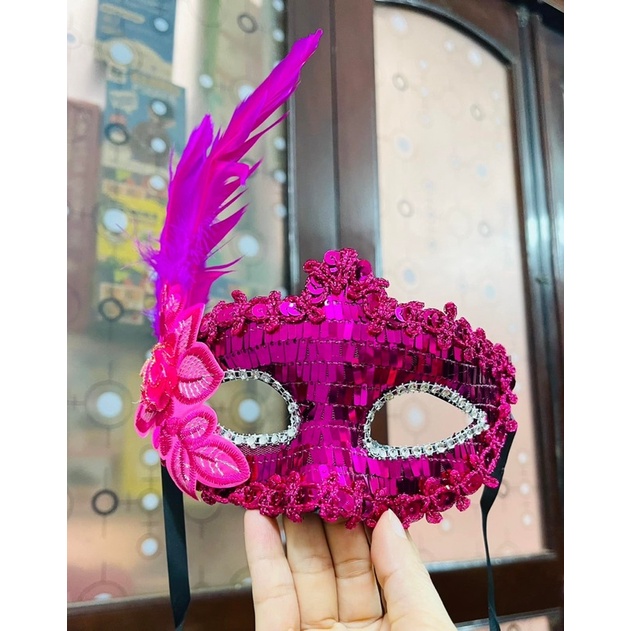 Mặt nạ hoá trang haloween nửa mặt / mặt nạ cosplay