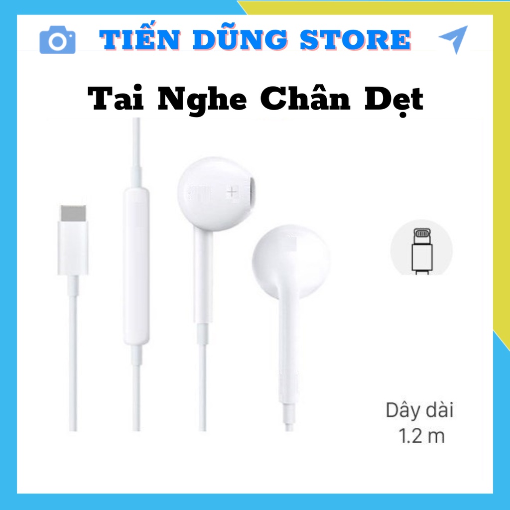 Tai nghe nhét tai có dây Tự Bắt Bluetooth cho máy 6>14 bảo hành 12 tháng lỗi 1 đổi 1