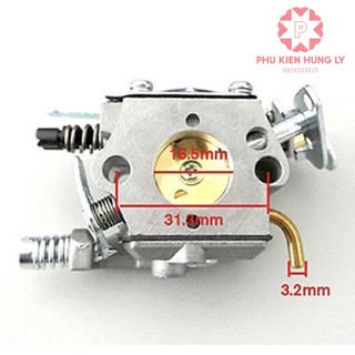 Hn chế hoà khí, bình xăng con máy cưa xích husqvarna 365 381 cưa xích 365