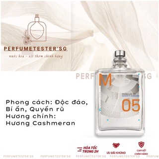 Nước hoa unisex Escentric Molecules Molecule 05 -𝒑𝒆𝒓𝒇𝒖𝒎𝒆𝒕𝒆𝒔𝒕𝒆𝒓