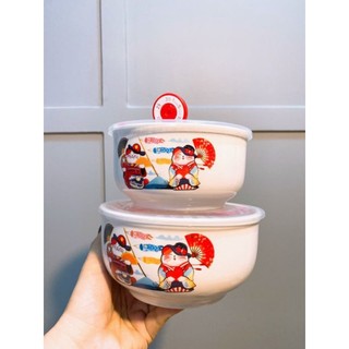 BỘ 2 THỐ SỨ CÓ NẮP ĐẬY CUTE