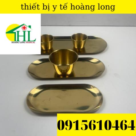 Dụng Cụ Spa Inox Mạ Vàng: Bát Spa Inox, Khay Inox Mạ Vàng Sang Trọng
