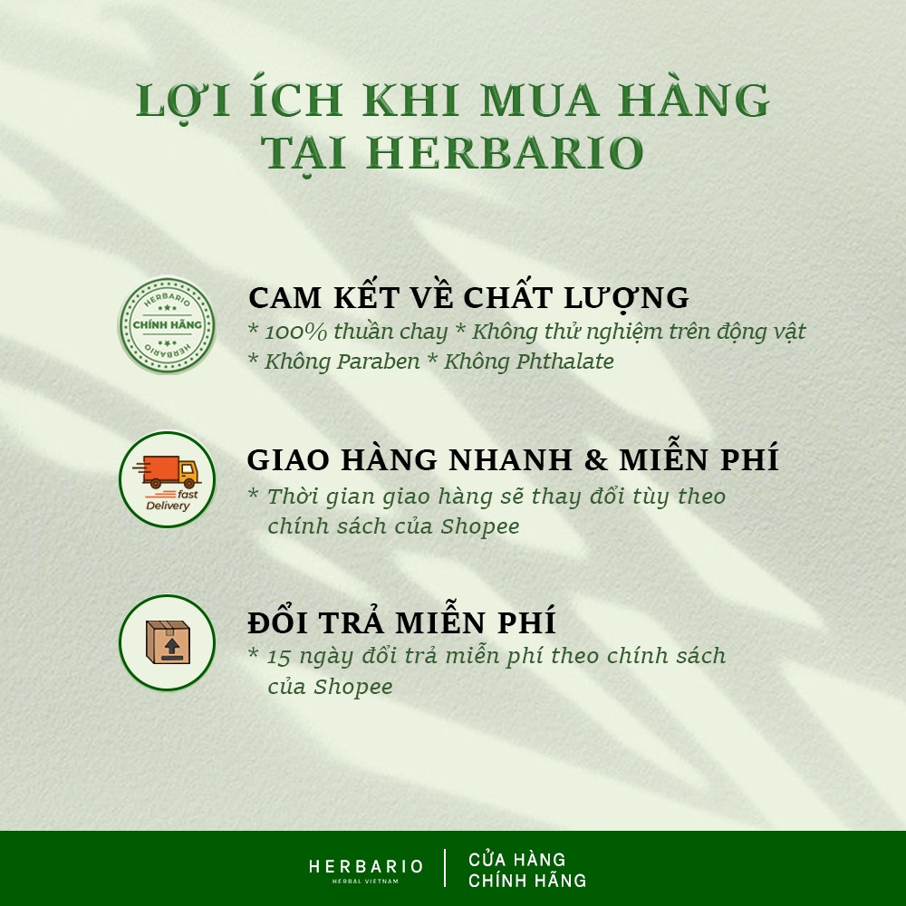 Combo 2 chai Xịt khoáng rau má & diếp cá herbario 100ml thuần chay cho da mụn