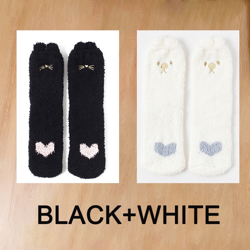 Take Talk Set 2 Đôi Tất Hình Chân Mèo Dễ Thương Cho Nữ
