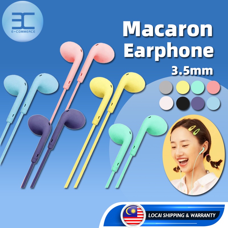 Tai Nghe Chơi Game Có Dây U19 Macaron Âm Trầm 3.5mm Kèm Mic