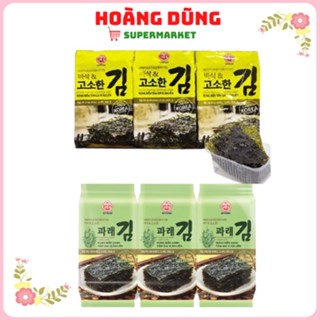 Lốc 3 Gói Rong Biển Tẩm Gia Vị Ăn Liền Ottogi Hàn Quốc