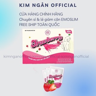 Nước giảm cân trái cây vị dâu emo slim detox