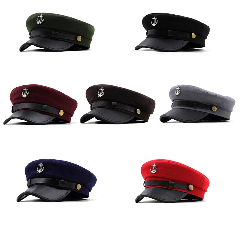 Mũ Beret Phong Cách Quân Đội Cá Tính Cho Nam Và Nữ