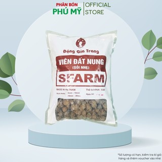Viên Đất Nung SFARM Túi 5dm3 (Sỏi Nhẹ) kt 10-20mm Sản Xuất Từ Những Viên Đá Tự Nhiên