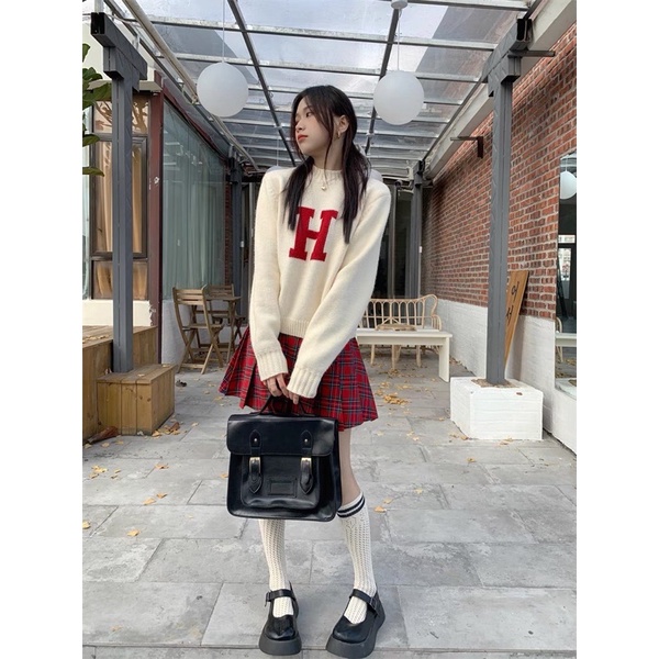 ➖ ÁO LEN CHỮ H OVERSIZE ➖