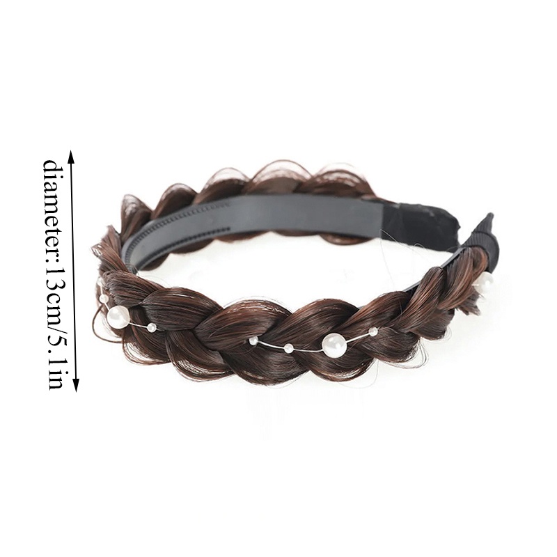 Băng Đô Cài Tóc Đính Ngọc Trai Giả Phong Cách Retro