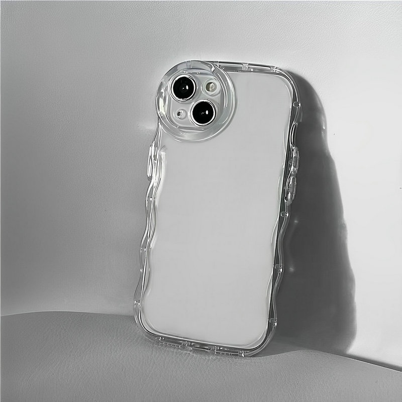 Casing Redmi 12C A1 10C 10A 9C 9A 9S 8 6A 5A Note 12 4G 5G 11S 11 10s 10 Pro 9 9S 8 POCO X4 X5 M3 X3 Pro NFC Waves Edge Fine Hole Clear Soft Phone Case Cover STB 01