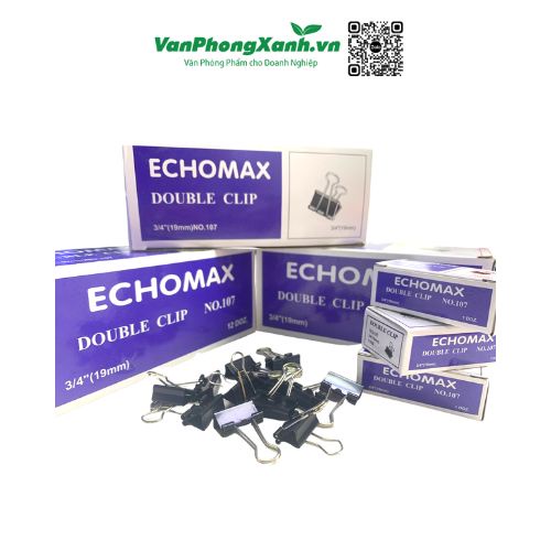 Kẹp sắt đen 19mm (1 hộp)
