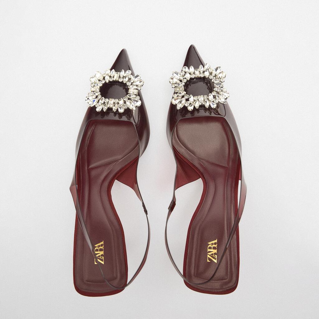 Hàng Mới Về Giày Cao Gót Đính Đá Thời Trang Nữ Tính 2220010 021