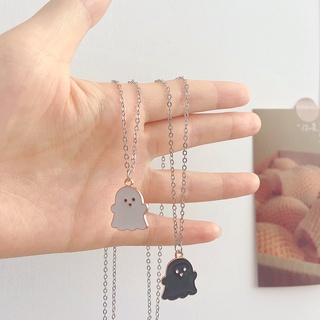 Vòng cổ Hình Ma Màu Trắng Cá Tính Thời Trang Dành Cho Nữ Dễ Thương