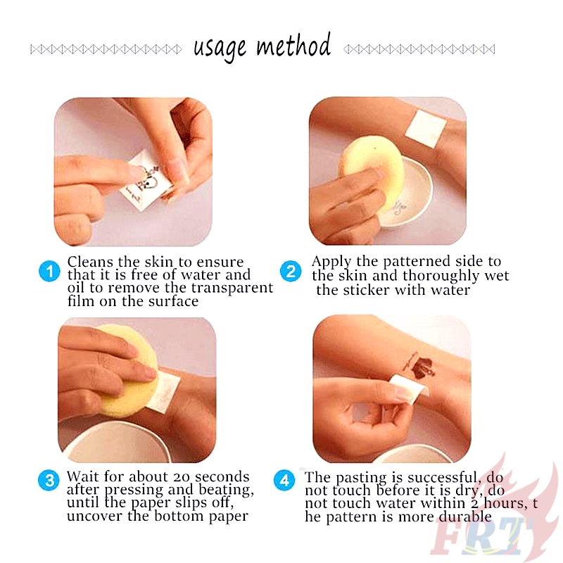 ✿ 10 Tờ / Bộ Kỳ Lân Đầy Màu Sắc ◈ Hình Xăm Dán Tạm Thời ✿ Hình Xăm Dán Chống Thấm Nước Quyến Rũ