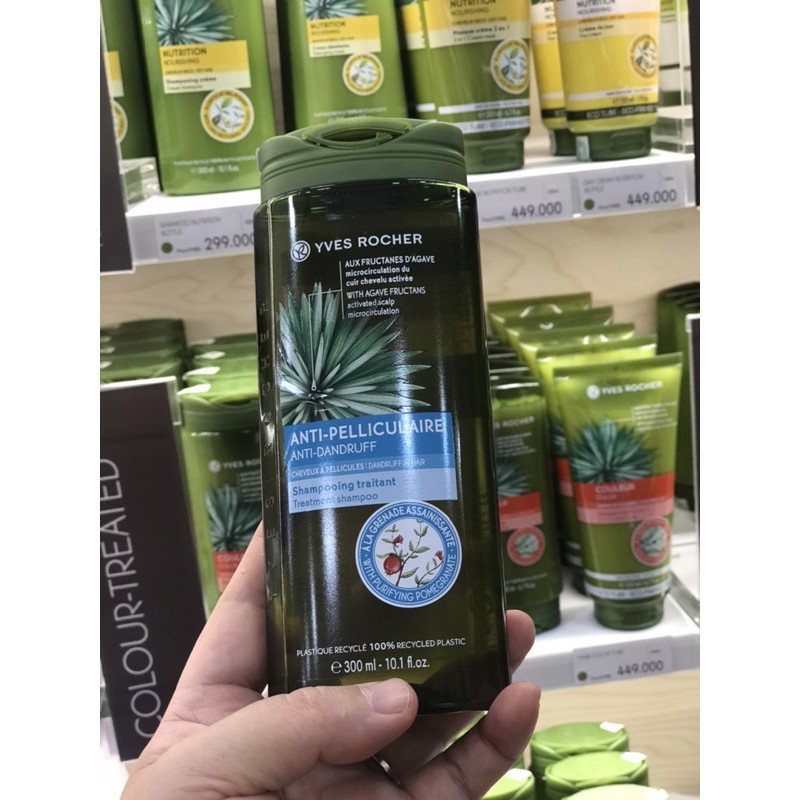Dầu gội cho tóc gàu Yves rocher 300ML - ANTI-DANDRUFF TREATMENT SHAMPOO