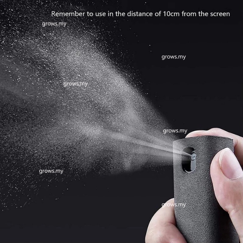 Bộ Bình Xịt Vệ Sinh Màn Hình Điện Thoại / Máy Tính / Máy Tính / Iphone 2 Trong 1 Tiện Dụng