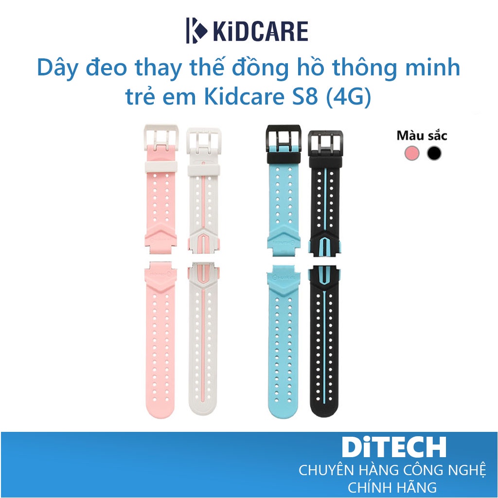 Dây đeo đồng hồ trẻ em thông minh Kidcare S8 - Hàng chính hãng
