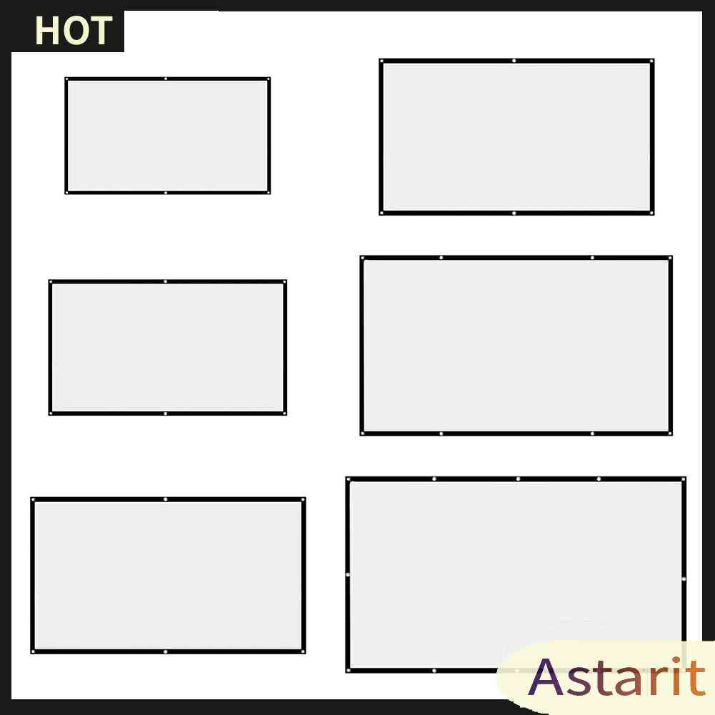 Màn Hình Máy Chiếu HD 60 72 84 100 120 150 inch Tỉ Lệ 16: 9 Chất Lượng Cao