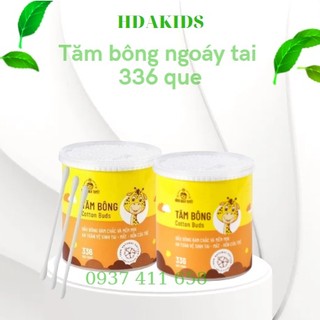Combo 2 hộp Tăm Bông Ngoáy Tai Đầu Nhỏ 330 Que Nắp Xoay
