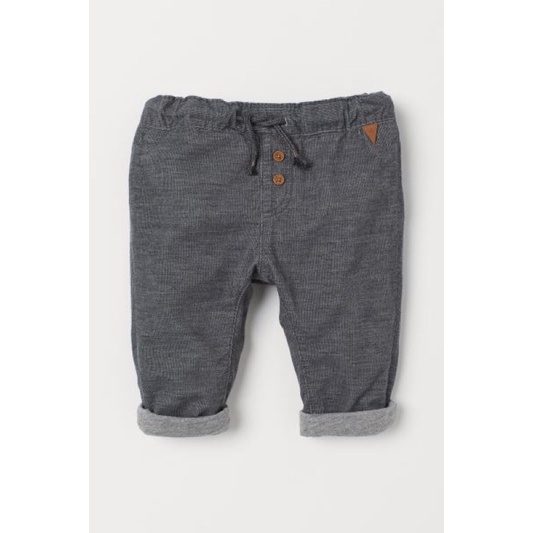 Quần nhung tăm lót nỉ HM US/ UK/JP/KR chính hãng size 6/9m đến 3-4y