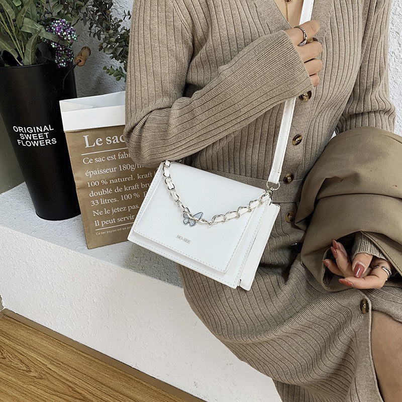 Túi Đeo Vai Họa Tiết Bướm Xinh Xắn Thời Trang