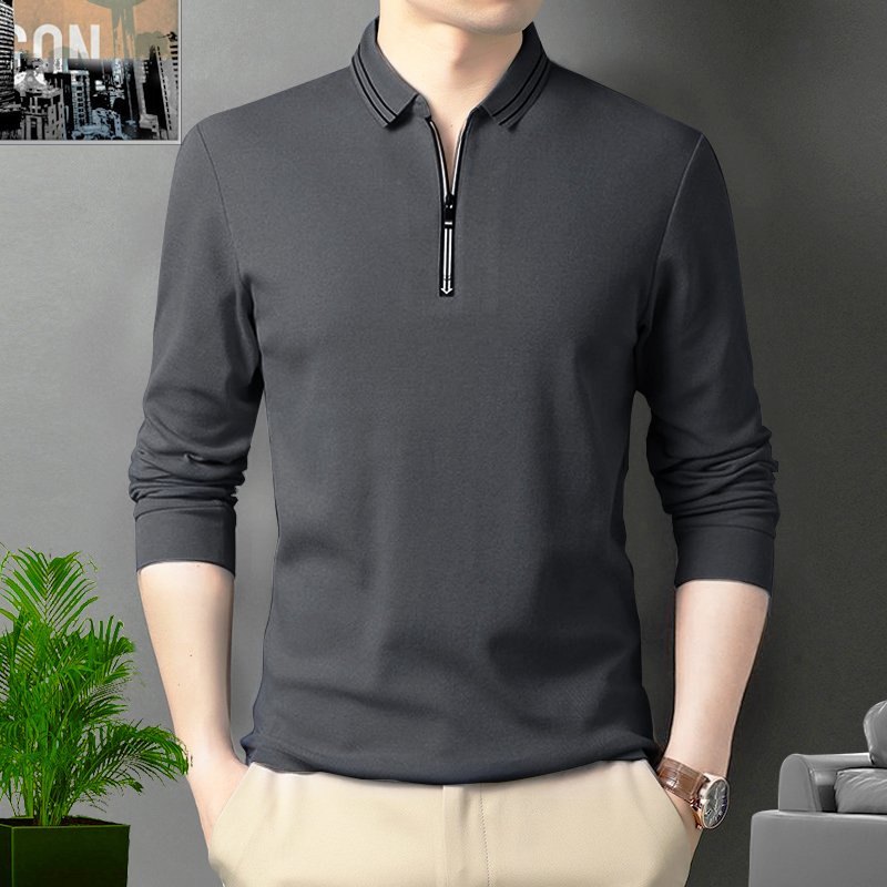Áo thun nam giữ nhiệt mùa đông chất vải polo co dãn thể thao đẹp TINOFUN 8 màu KCD N