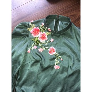 hoa ruy băng hồng 35cm