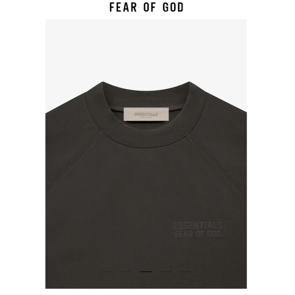 ÁO SWEATER ESSENTIALS FOG OFFBLACK SS22 AUTHENTIC, CHẤT COTTON x NỈ BÔNG SIÊU ẤM, CHỐNG NHĂN