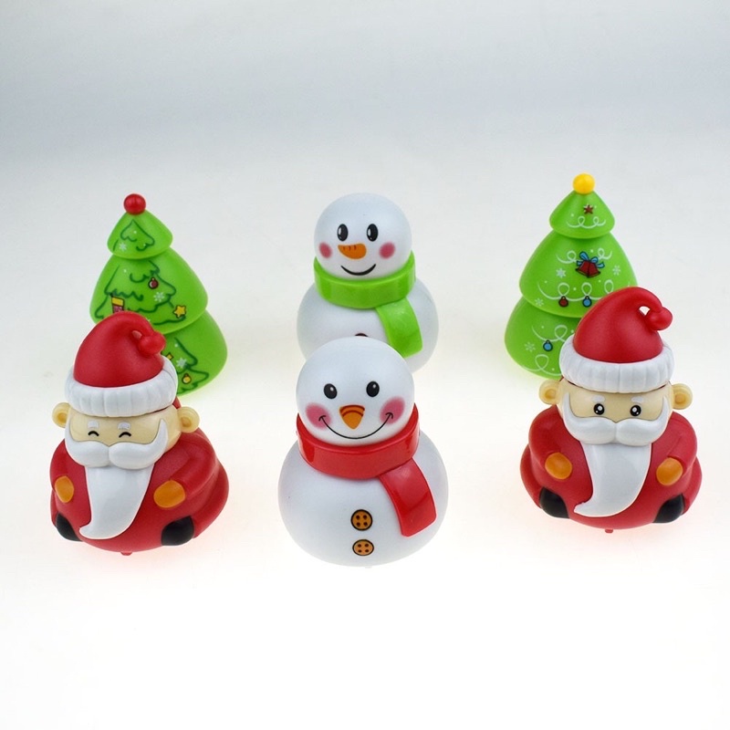 Đồ chơi trẻ em hình ông già noel, người tuyết, cây thông vặn dây cót chạy đà quà tặng Giáng sinh cho bé