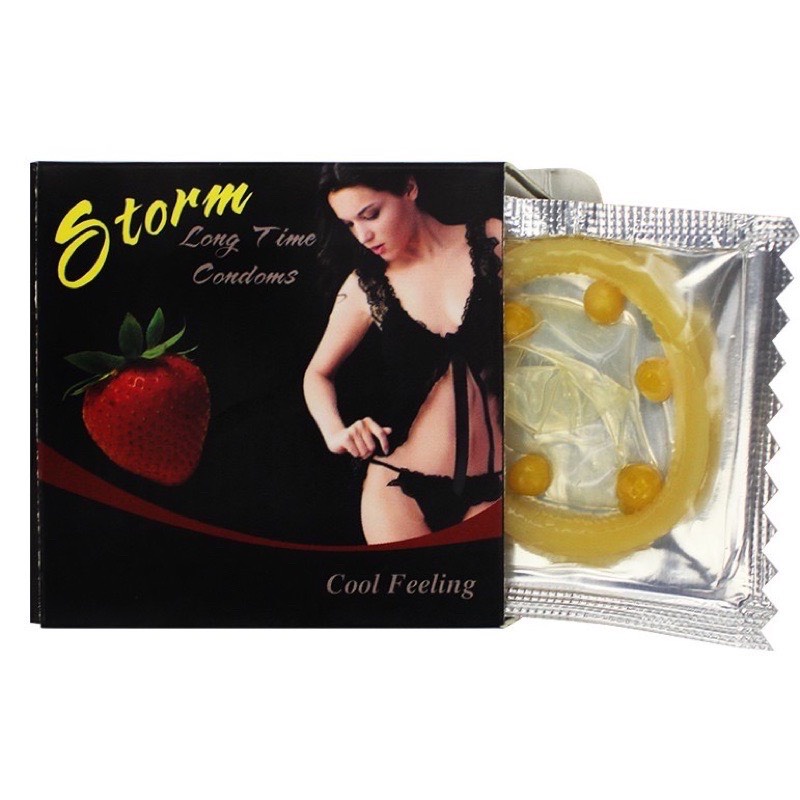 Bao Cao Su Storm 7 Bi Gai Ma Sát Cực Mạnh Kéo Dài Thời Gian Cho Cảm Xúc Thăng Hoa Tột Đỉnh