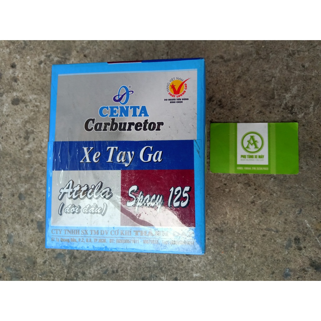 BÌNH XĂNG CON XE ATTILA (BỘ HÒA KHÍ ) CTY THÀNH ĐẠT THƯƠNG HIỆU CENTA