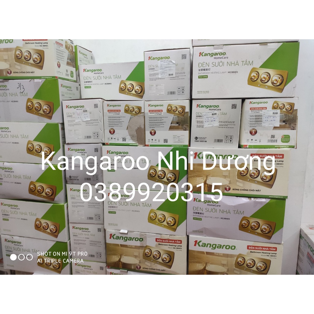 Đèn sưởi nhà tắm3 bóng KG3BH01